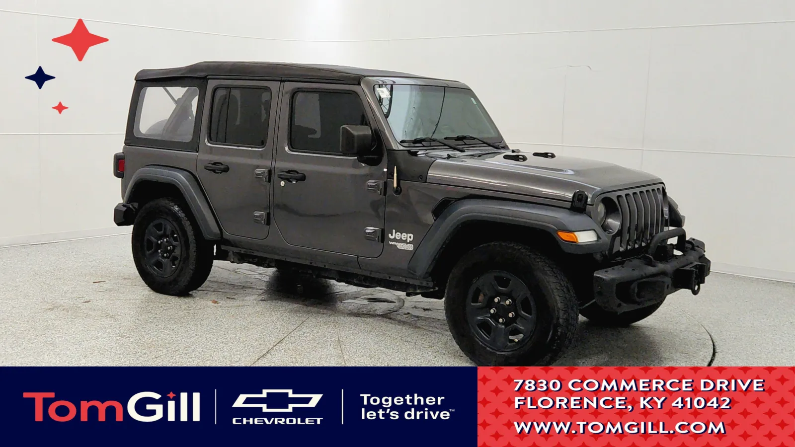 Gray 2018 Jeep Wrangler Unlimited Sport for sale in Florence, KY