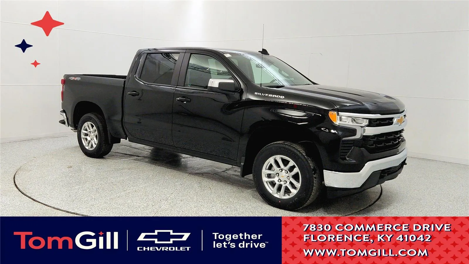 Black 2026 Chevrolet Silverado 1500 LT for sale in Florence, KY