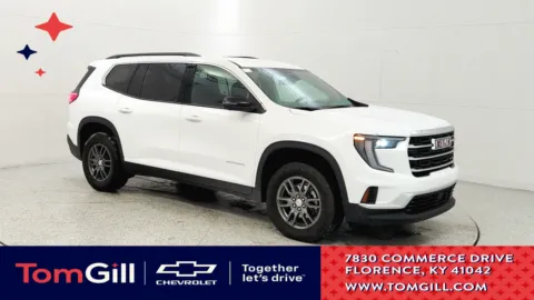 White 2025 GMC Acadia FWD Elevation for sale in Florence, KY