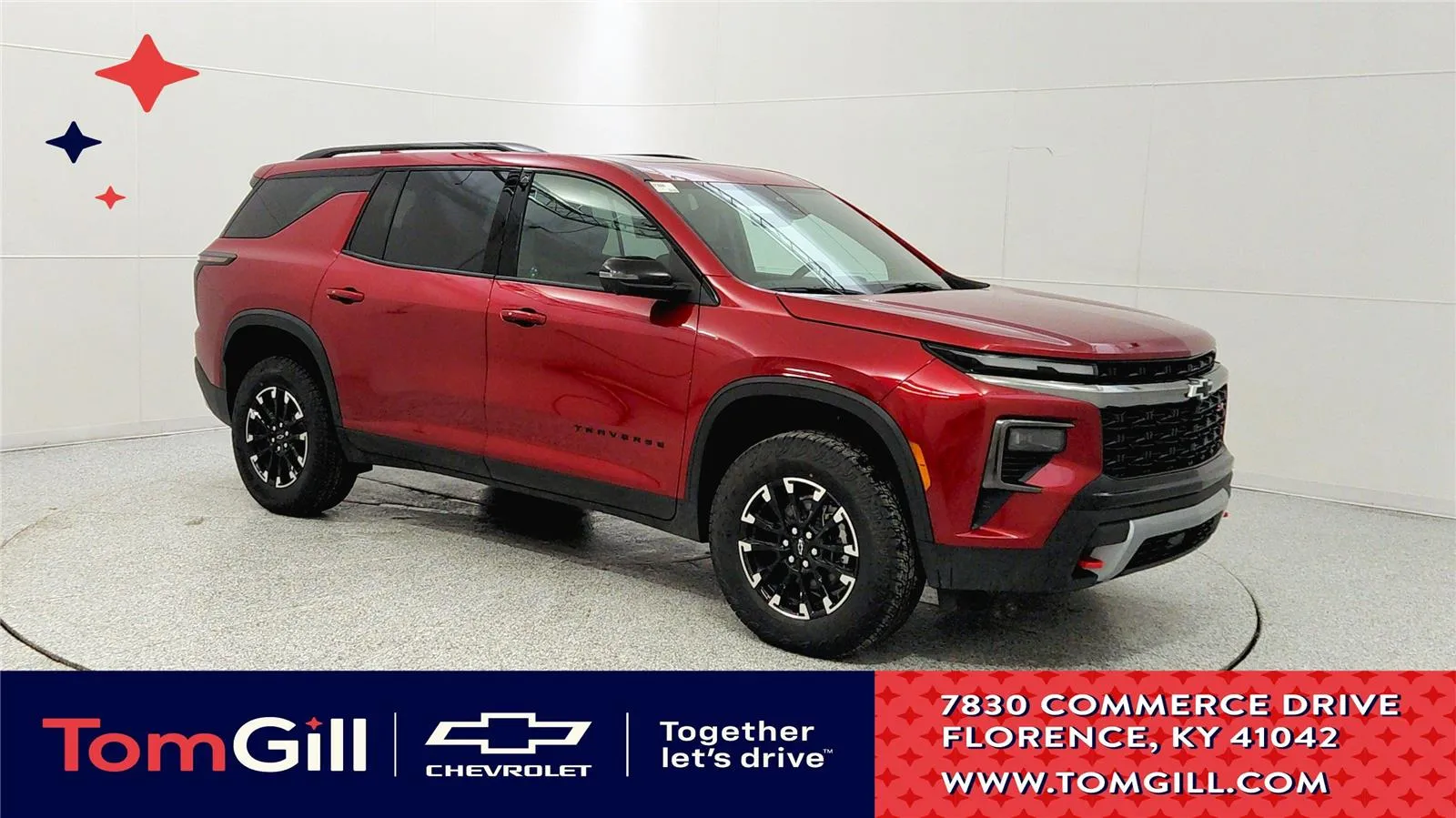 Red 2026 Chevrolet Traverse AWD Z71 for sale in Florence, KY