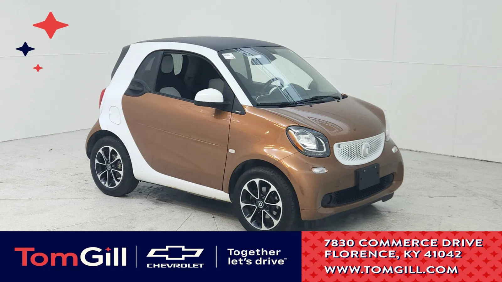 Brown 2016 smart fortwo Passion for sale in Florence, KY