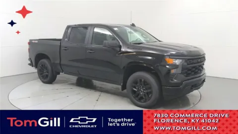 Black 2023 Chevrolet Silverado 1500 Custom for sale in Florence, KY