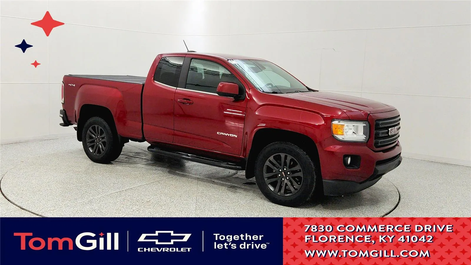 Red 2020 GMC Canyon 4WD SLE for sale in Florence, KY