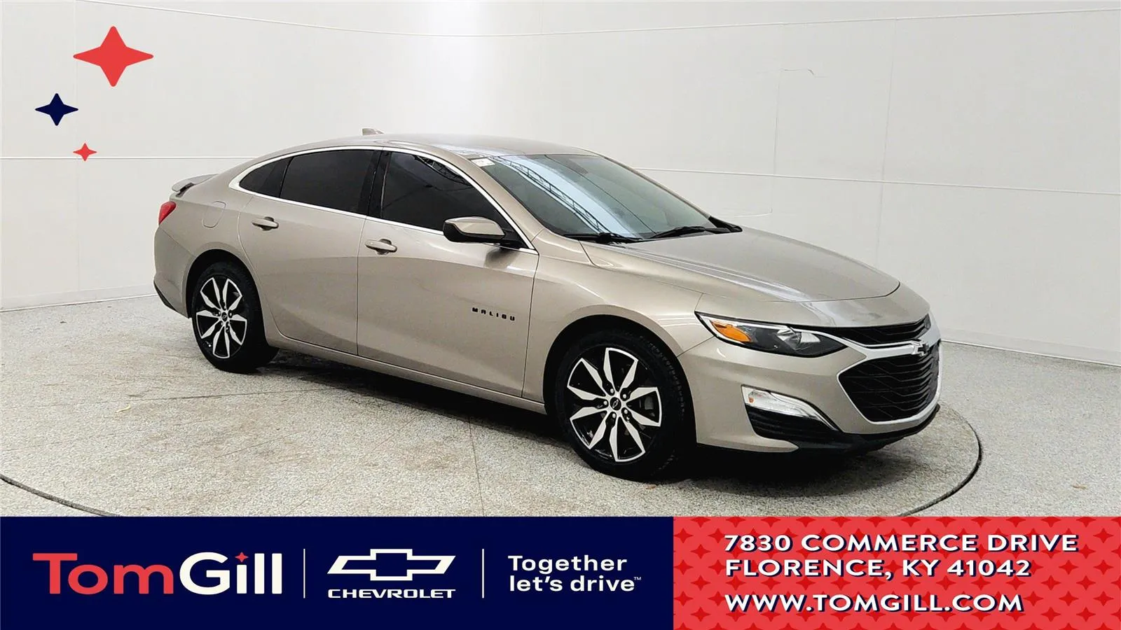 Gray 2022 Chevrolet Malibu RS for sale in Florence, KY