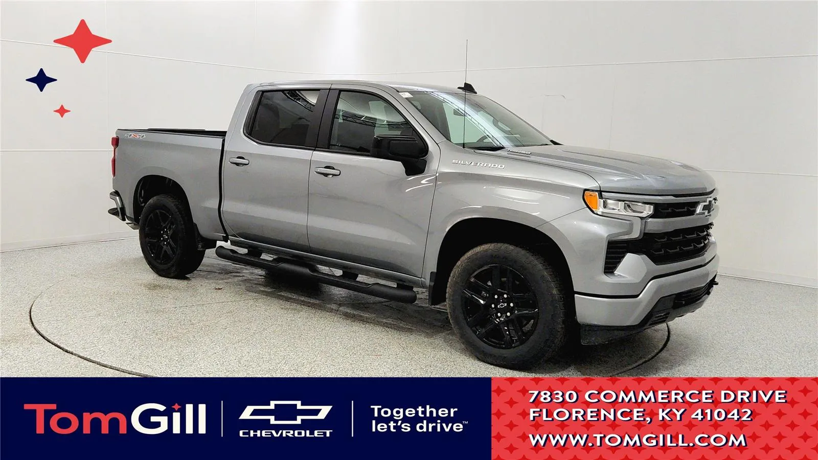 Gray 2026 Chevrolet Silverado 1500 RST for sale in Florence, KY