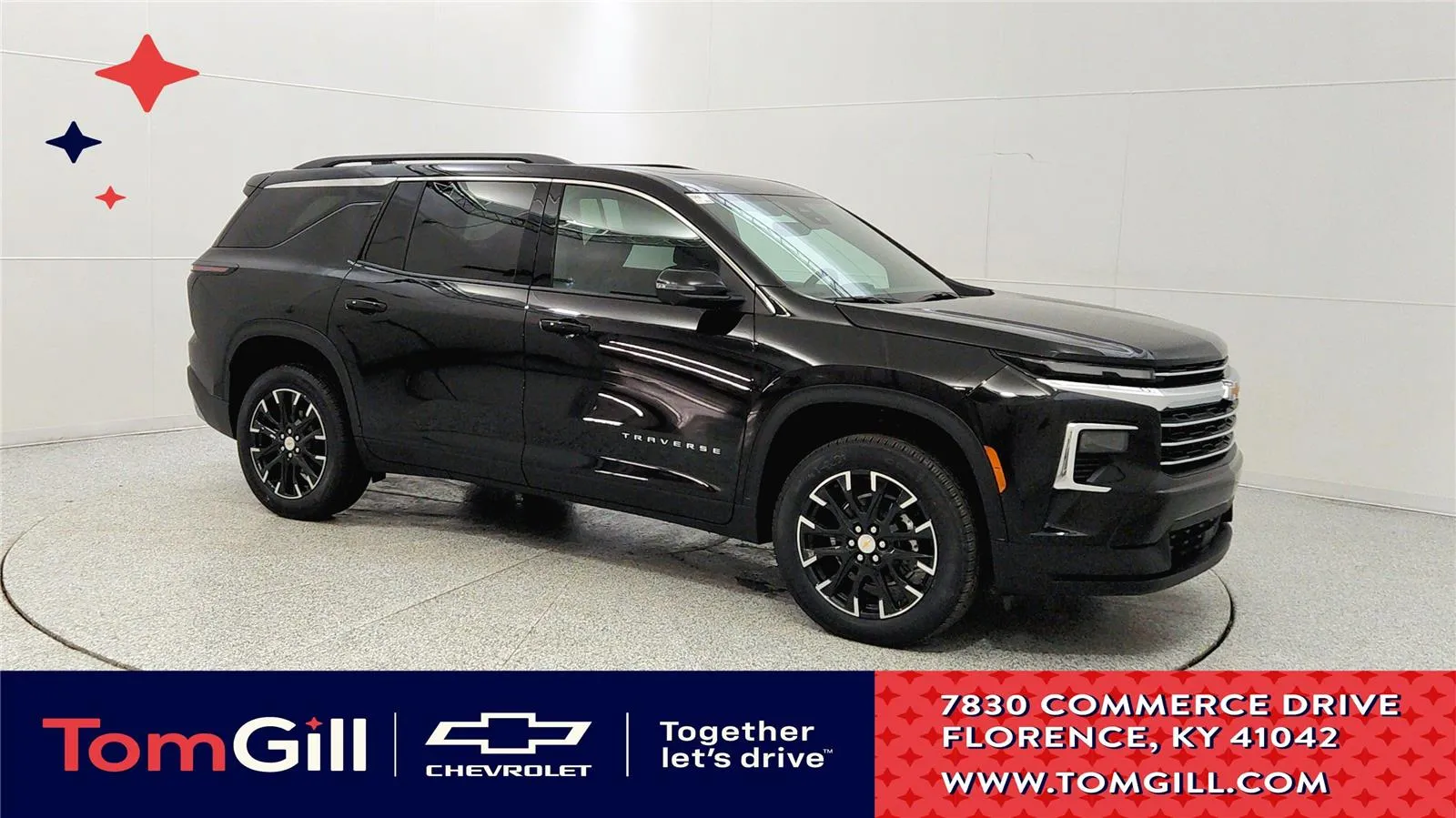 Black 2026 Chevrolet Traverse FWD LT for sale in Florence, KY