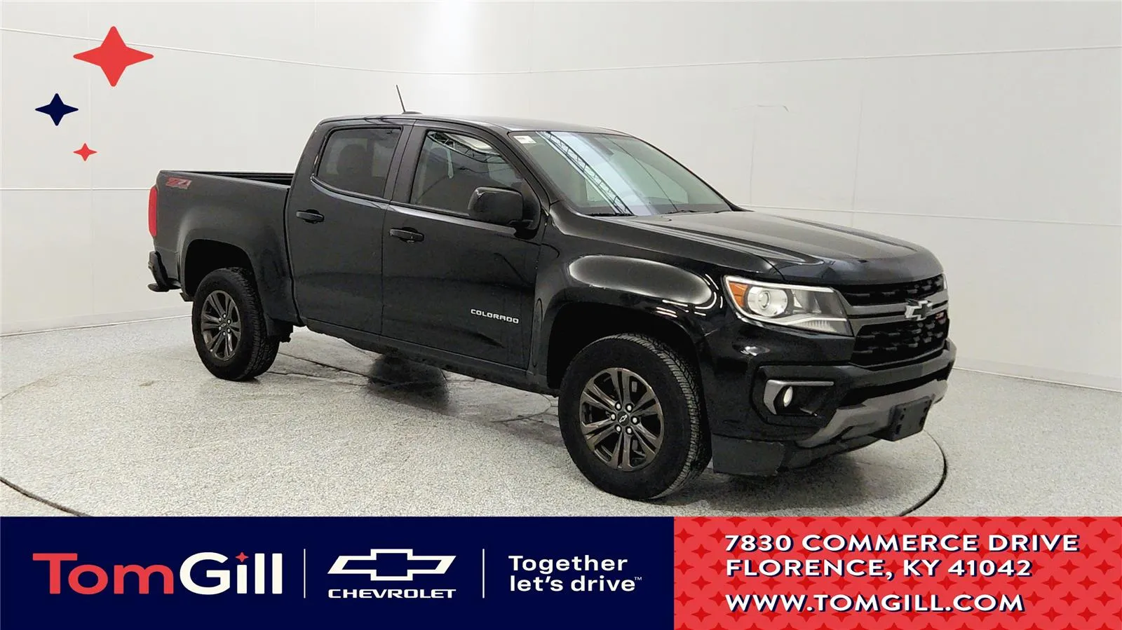 Black 2021 Chevrolet Colorado 4WD Z71 for sale in Florence, KY