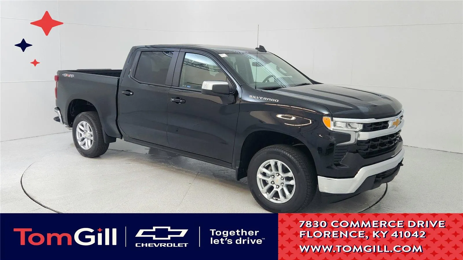 Black 2023 Chevrolet Silverado 1500 LT for sale in Florence, KY