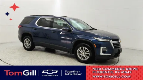 Blue 2023 Chevrolet Traverse LT Cloth for sale in Florence, KY