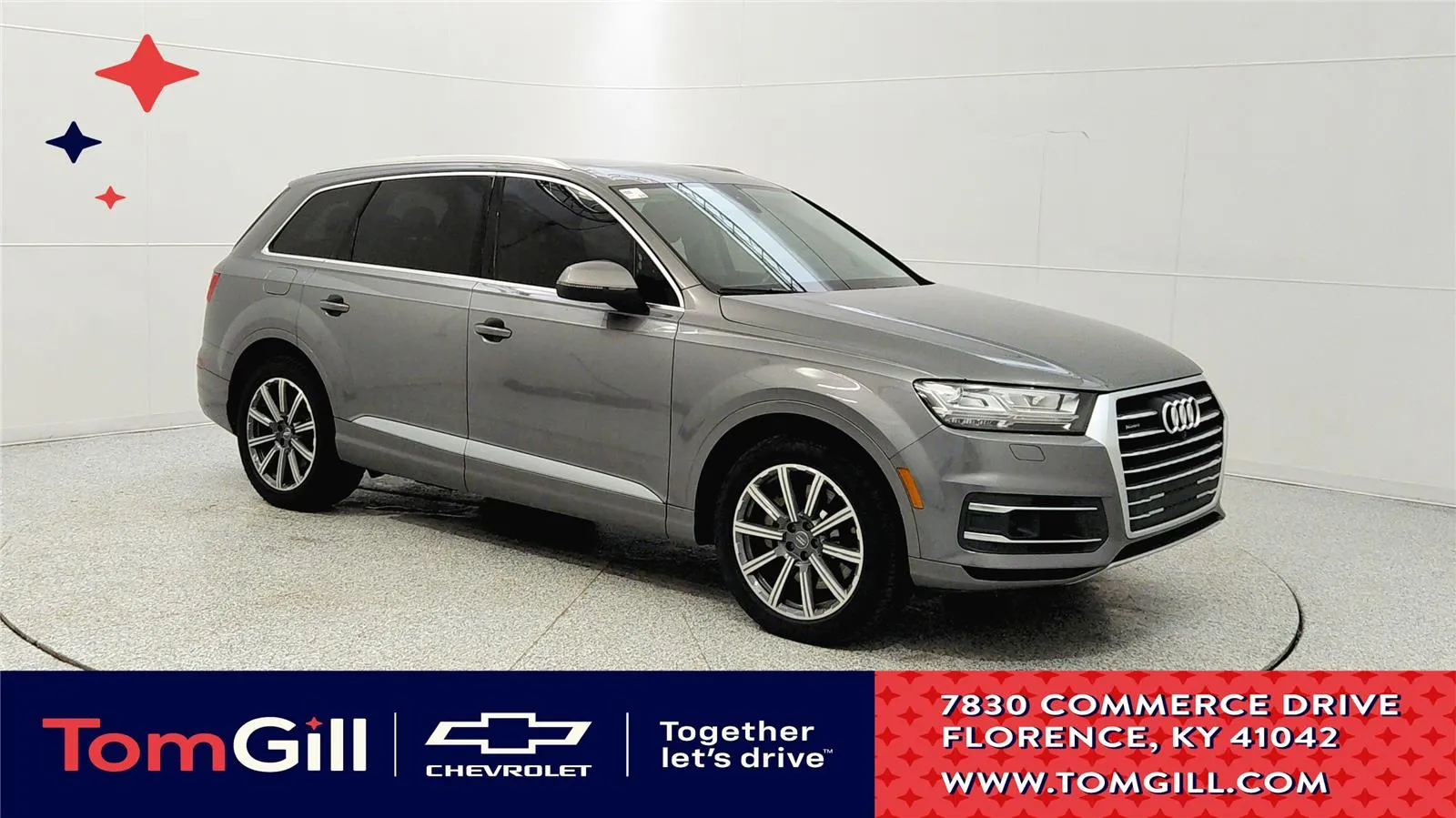 Gray 2018 Audi Q7 Prestige for sale in Florence, KY