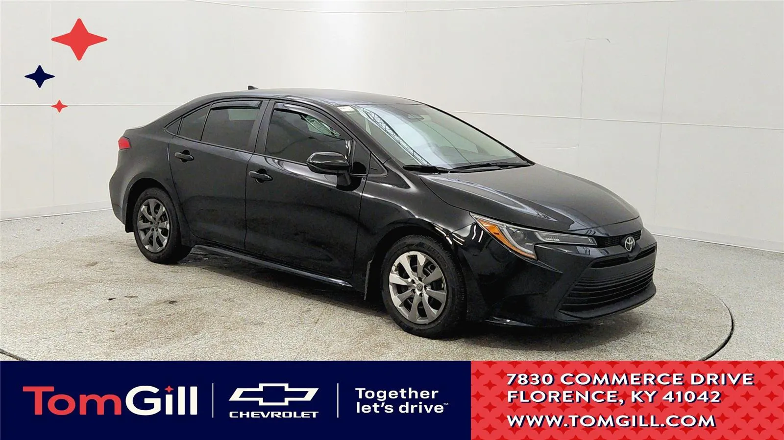 Black 2025 Toyota Corolla LE for sale in Florence, KY