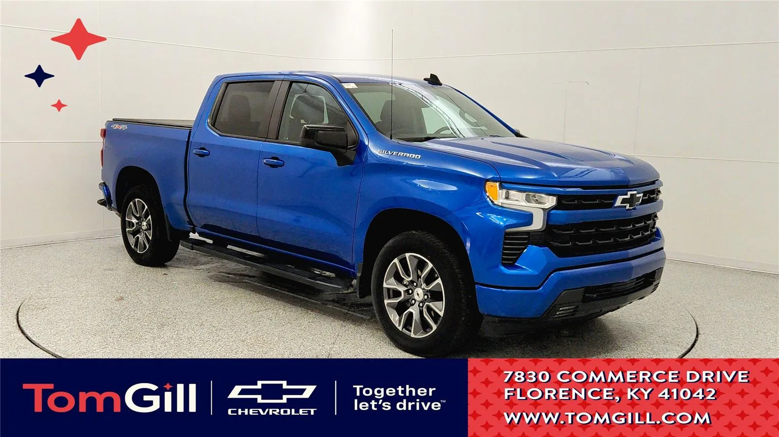 Blue 2022 Chevrolet Silverado 1500 RST for sale in Florence, KY