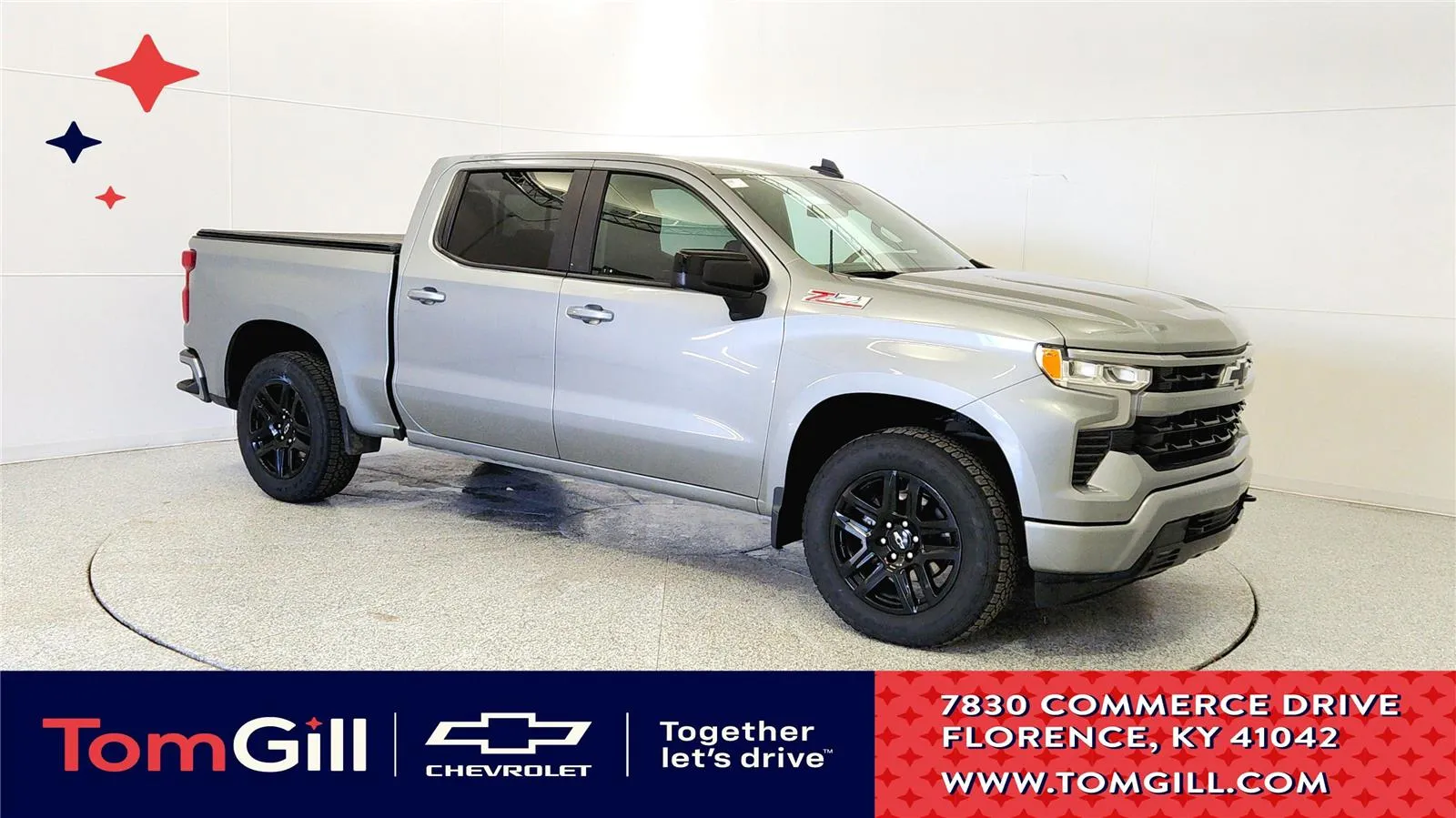 Gray 2023 Chevrolet Silverado 1500 RST for sale in Florence, KY