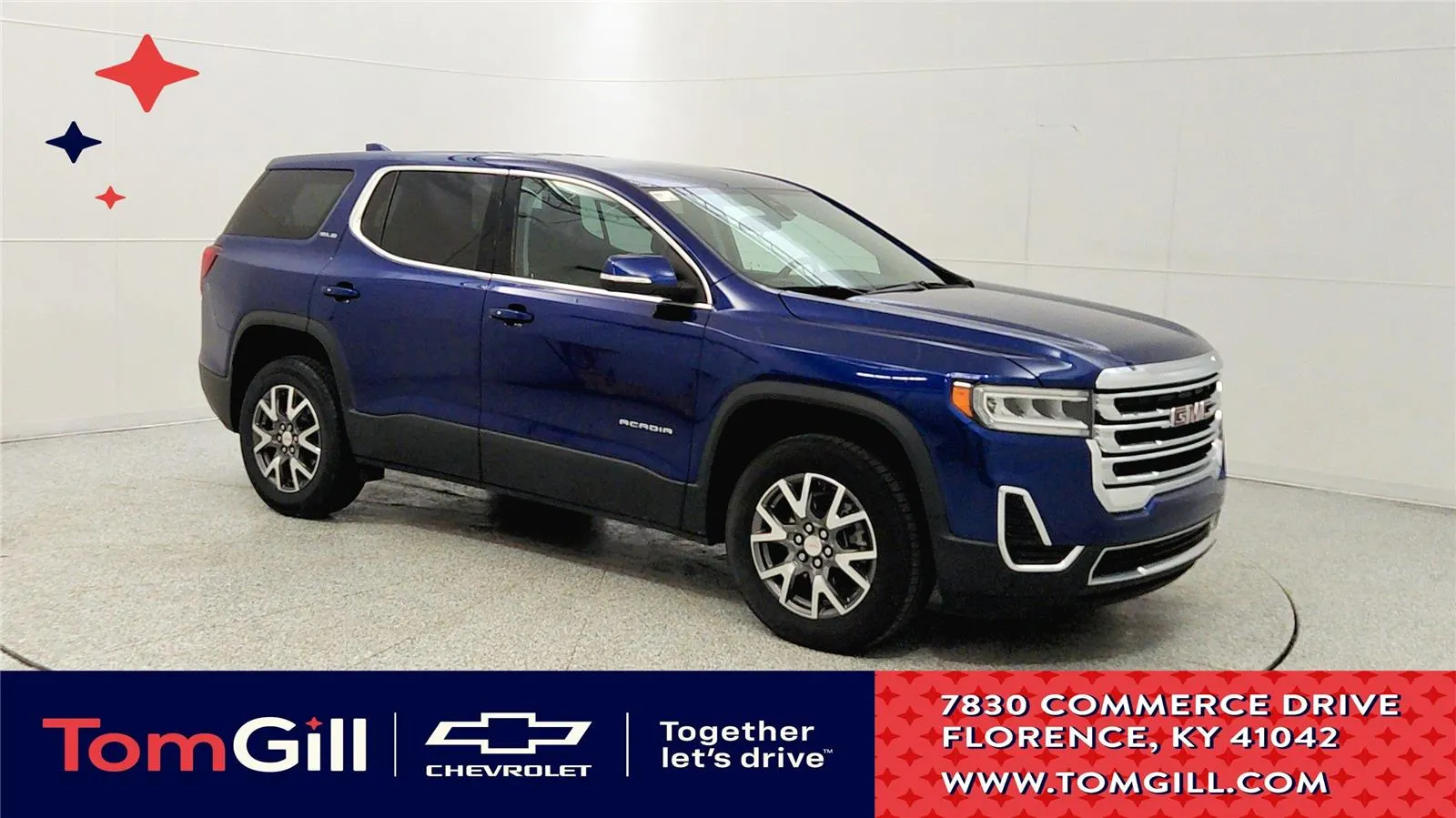 Blue 2023 GMC Acadia SLE for sale in Florence, KY