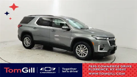 Silver 2023 Chevrolet Traverse LT Cloth for sale in Florence, KY