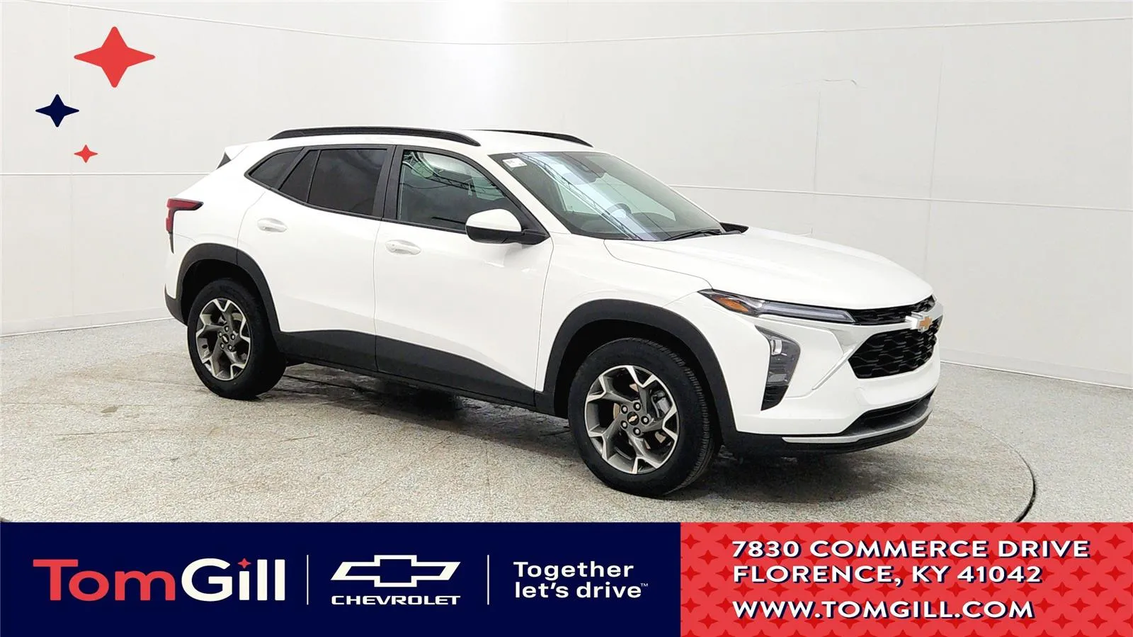 White 2025 Chevrolet Trax LT for sale in Florence, KY