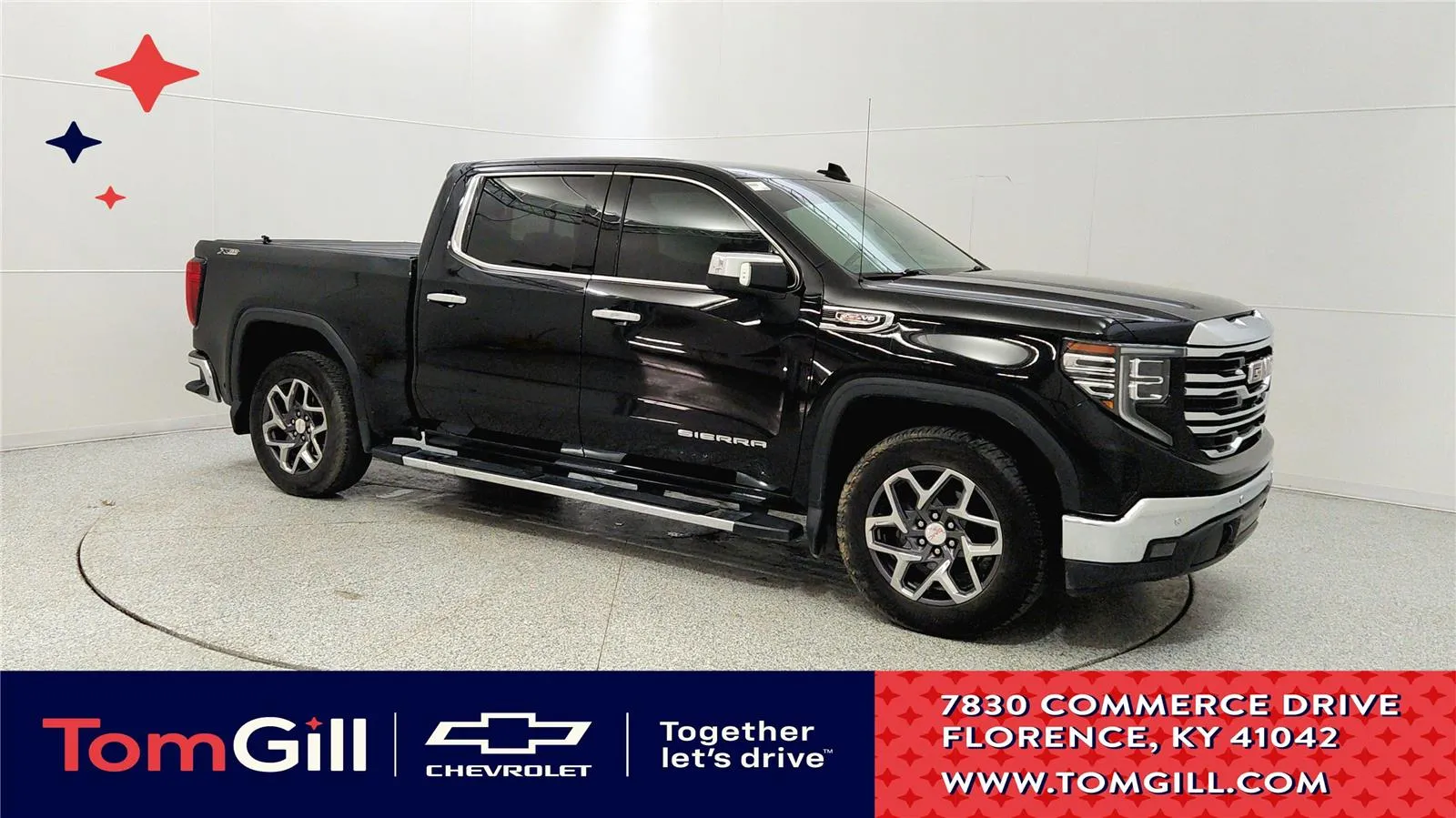 Black 2023 GMC Sierra 1500 SLT for sale in Florence, KY