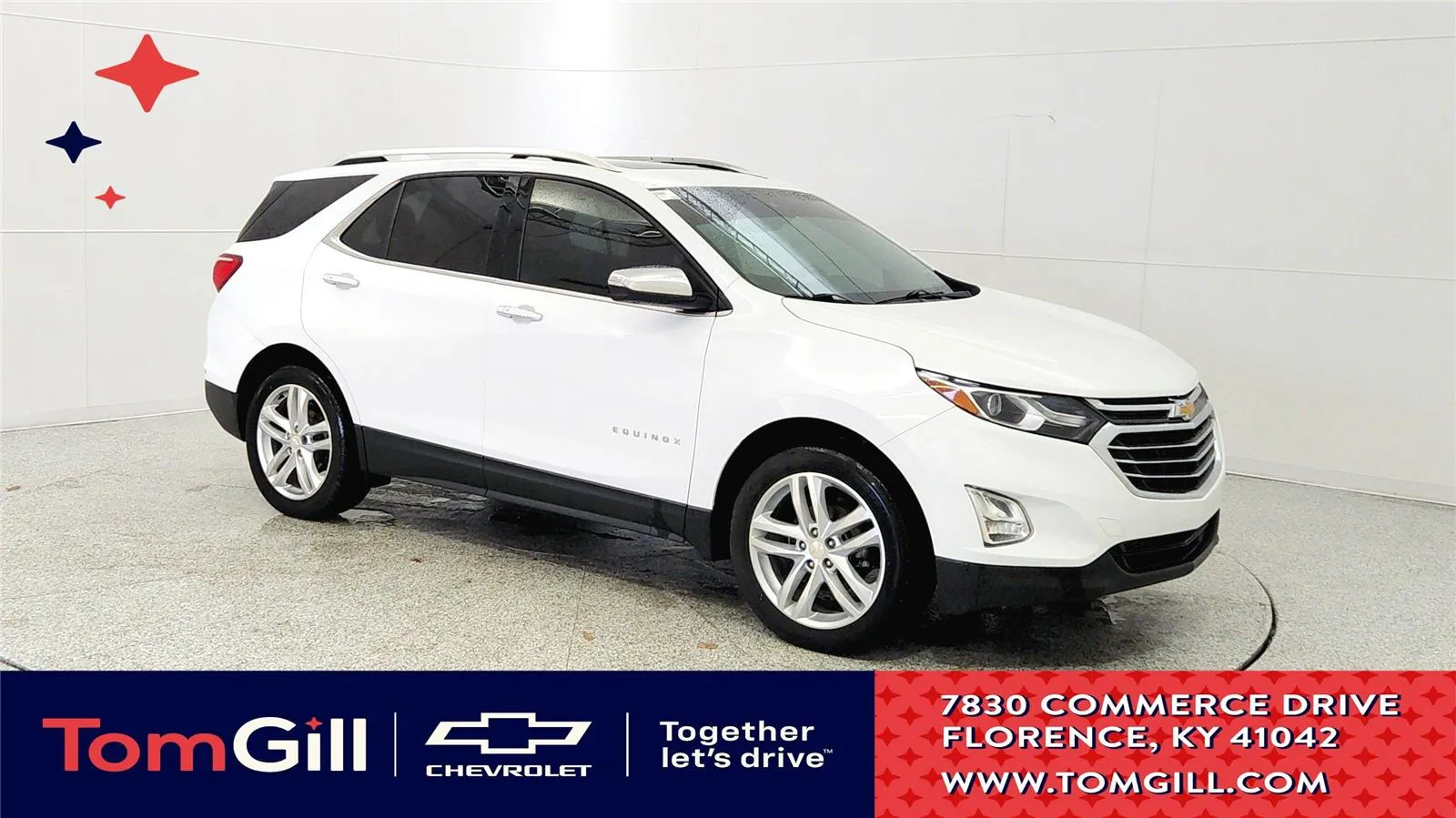 White 2018 Chevrolet Equinox Premier for sale in Florence, KY