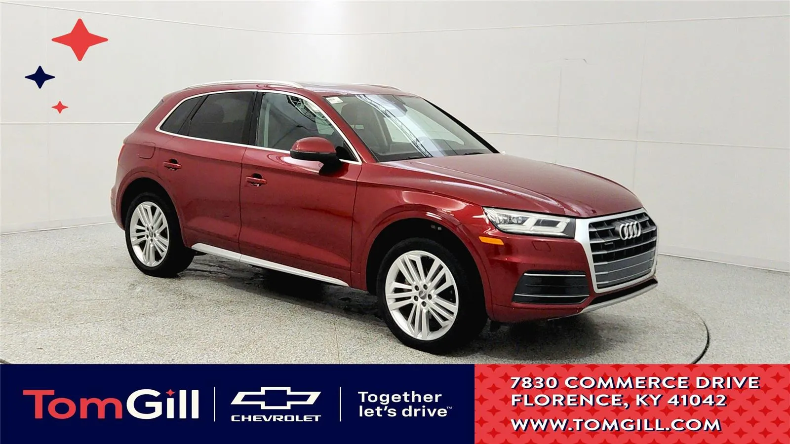Red 2018 Audi Q5 Premium Plus for sale in Florence, KY