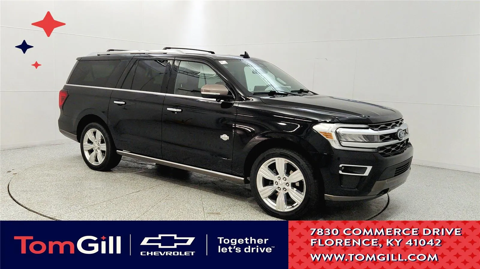 Black 2022 Ford Expedition Max King Ranch for sale in Florence, KY