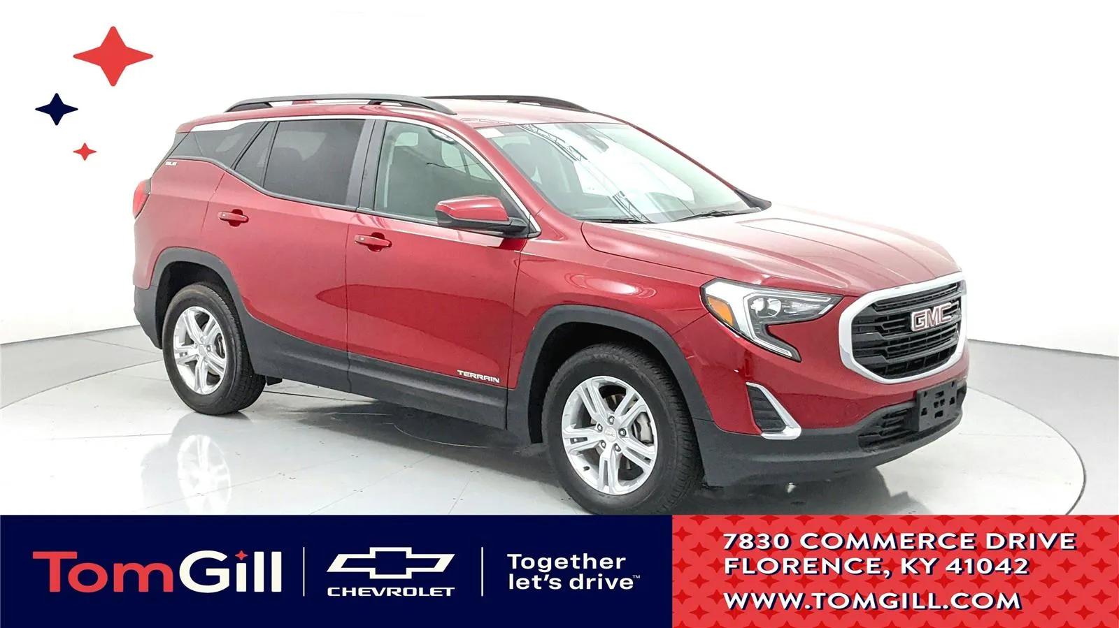 Red 2021 GMC Terrain SLE for sale in Florence, KY