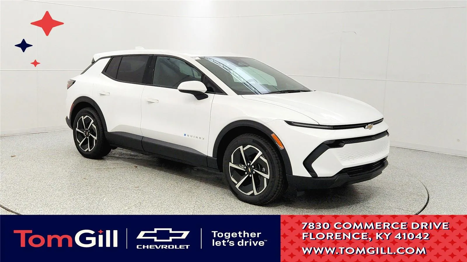 White 2026 Chevrolet Equinox EV LT1 w/PCY for sale in Florence, KY