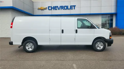 White 2021 Chevrolet Express Cargo Van Extended Cargo Van for sale in Florence, KY