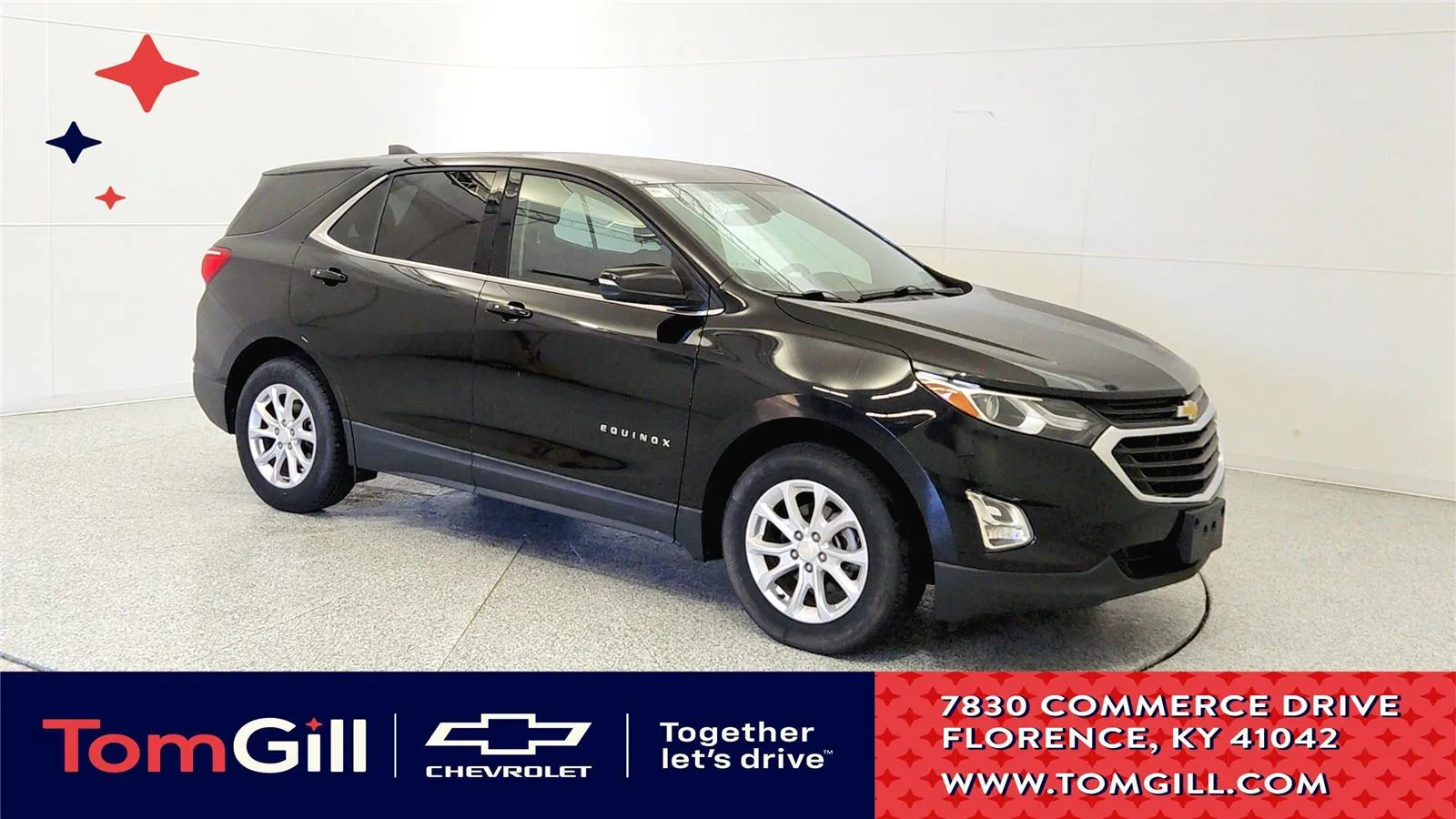 Black 2019 Chevrolet Equinox LT for sale in Florence, KY