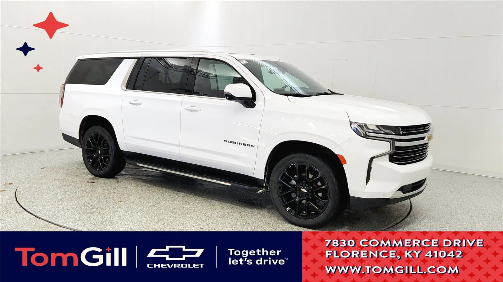 White 2022 Chevrolet Suburban LT for sale in Florence, KY