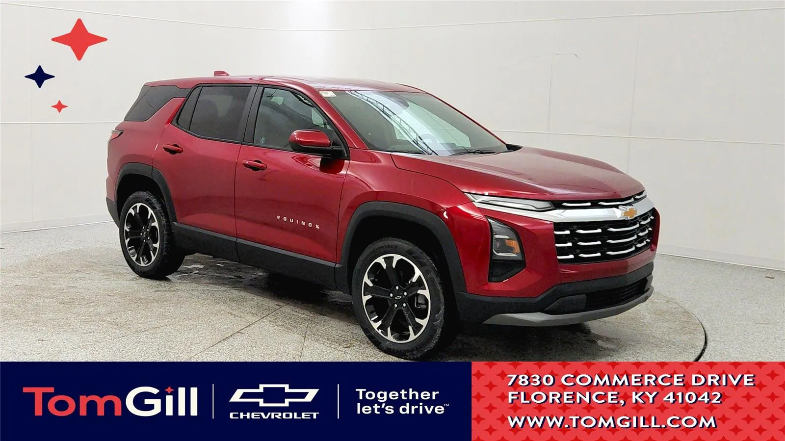 Red 2026 Chevrolet Equinox FWD LT for sale in Florence, KY