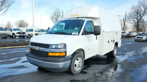 Photos of 2025 Chevrolet Express Cutaway 3500 Van 139 for sale in Florence, KY at Tom Gill Chevrolet