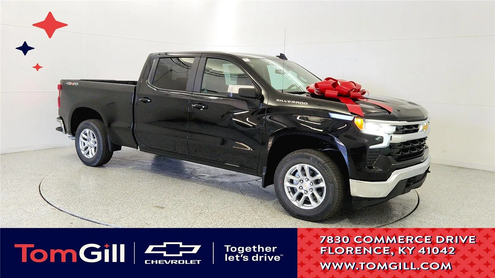 Black 2026 Chevrolet Silverado 1500 LT for sale in Florence, KY