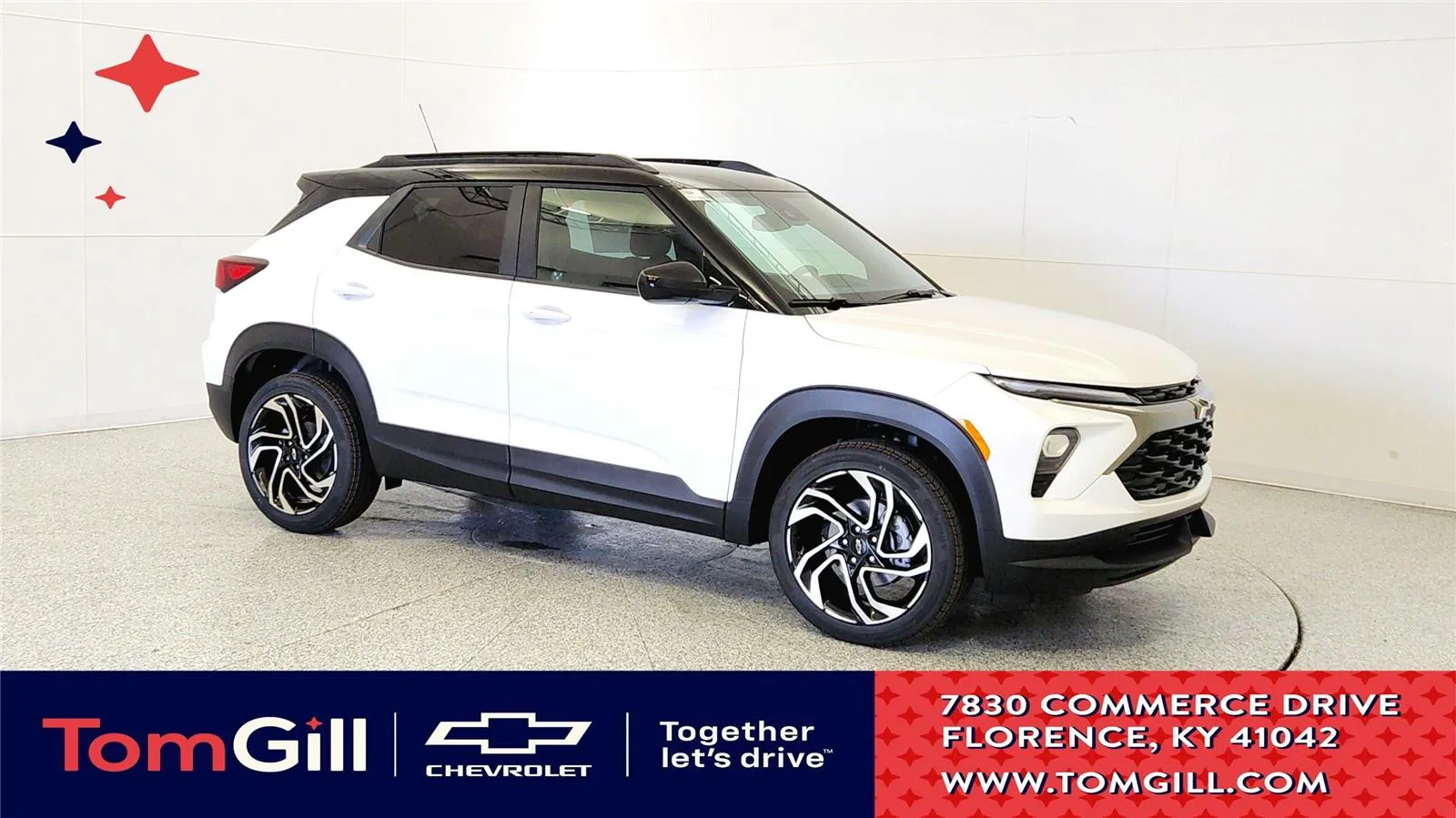 White 2026 Chevrolet Trailblazer RS for sale in Florence, KY