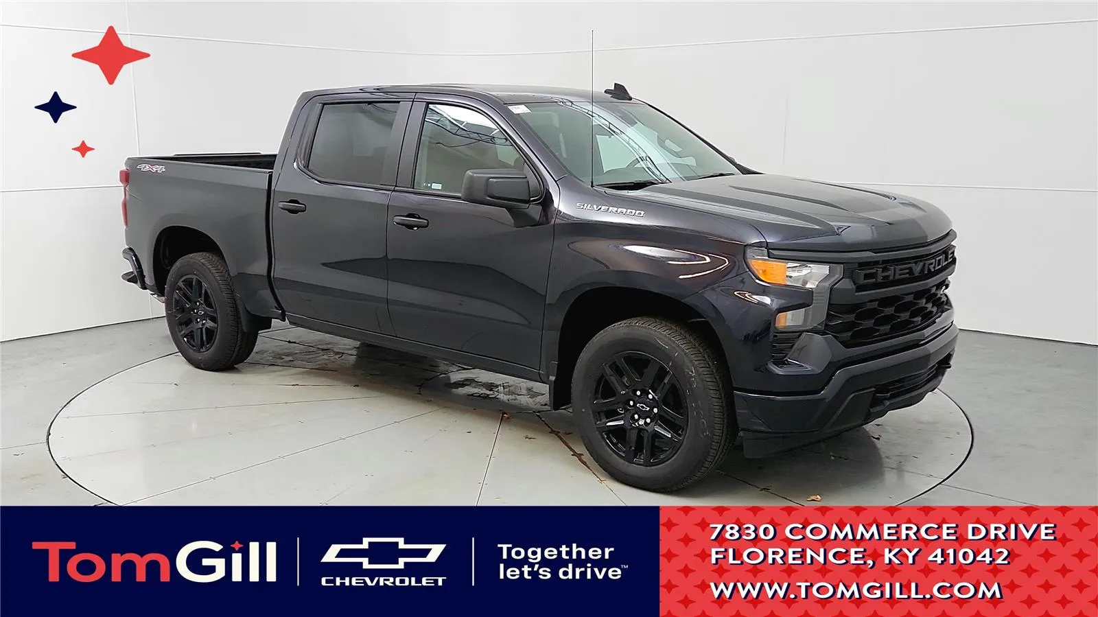 Gray 2023 Chevrolet Silverado 1500 Custom for sale in Florence, KY