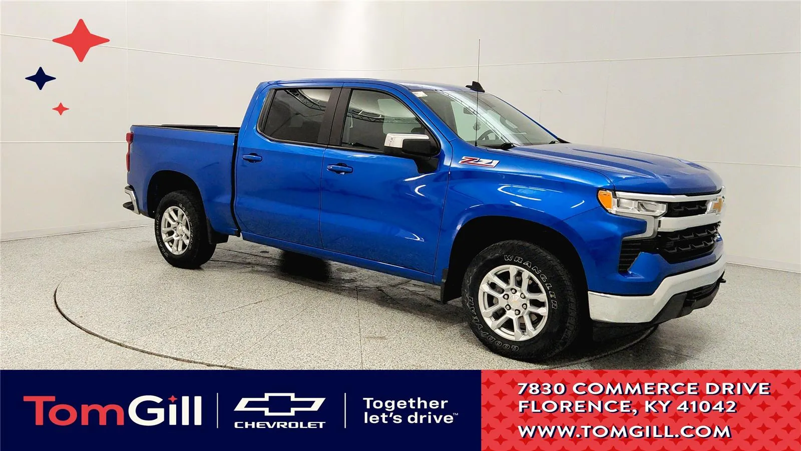 Blue 2023 Chevrolet Silverado 1500 LT for sale in Florence, KY