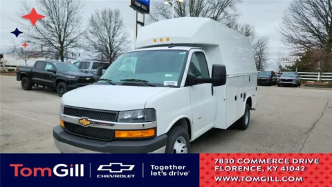 White 2025 Chevrolet Express Cutaway 3500 for sale in Florence, KY