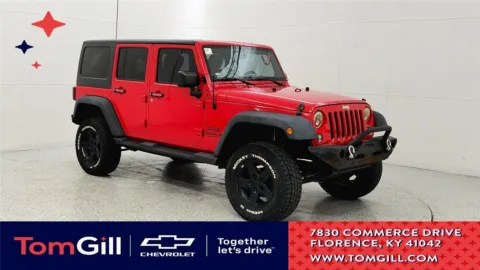 Red 2015 Jeep Wrangler Unlimited Sport for sale in Florence, KY