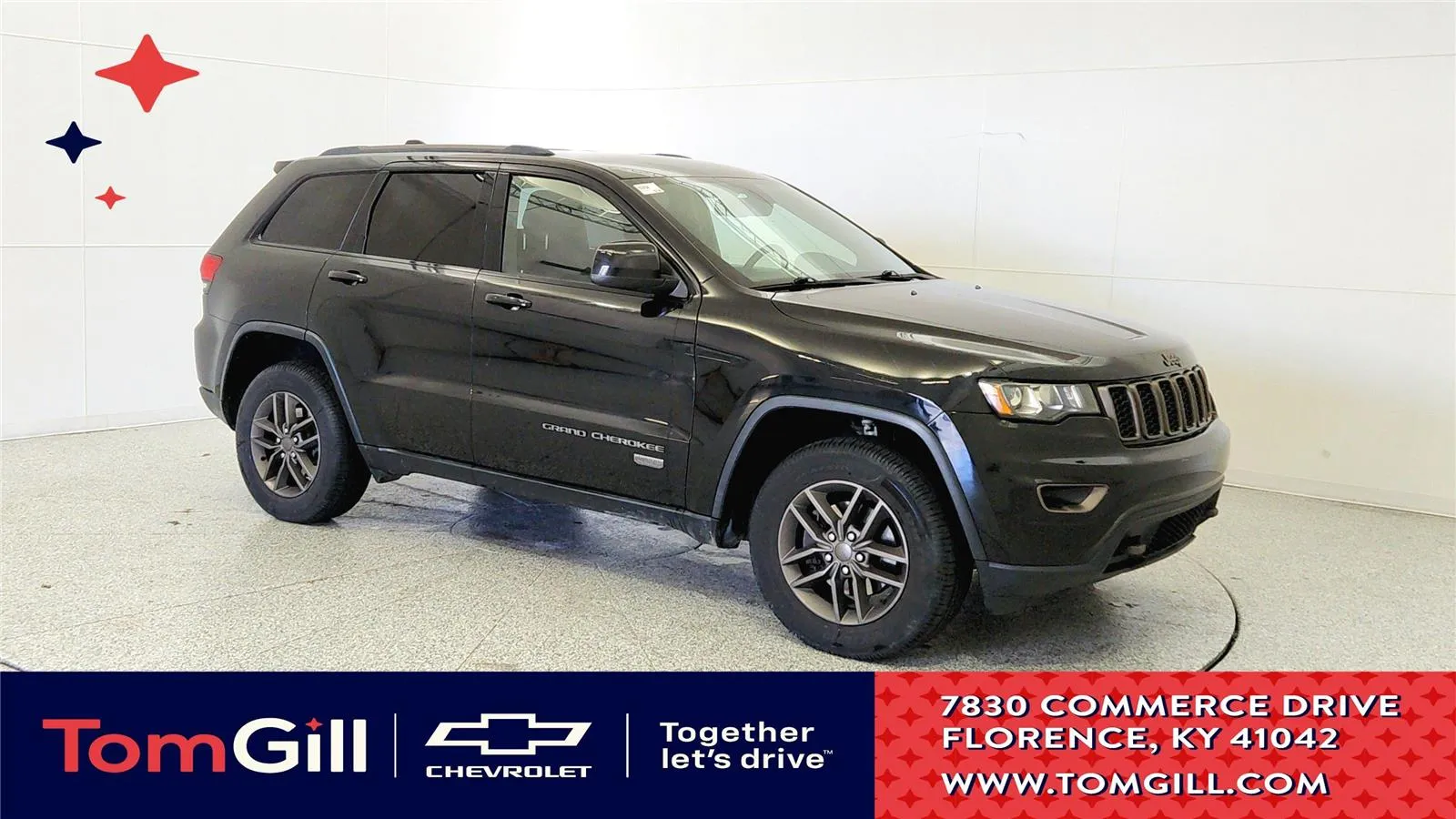 Black 2016 Jeep Grand Cherokee 75th Anniversary for sale in Florence, KY