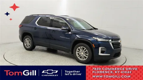 Blue 2022 Chevrolet Traverse LT Cloth for sale in Florence, KY
