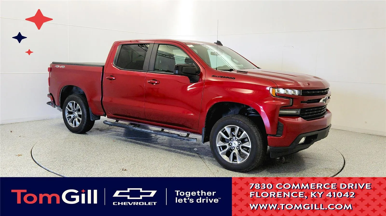 Red 2021 Chevrolet Silverado 1500 RST for sale in Florence, KY