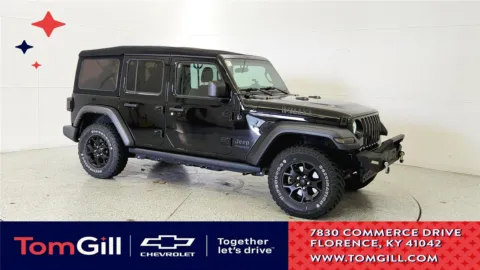 Black 2021 Jeep Wrangler Unlimited Willys for sale in Florence, KY