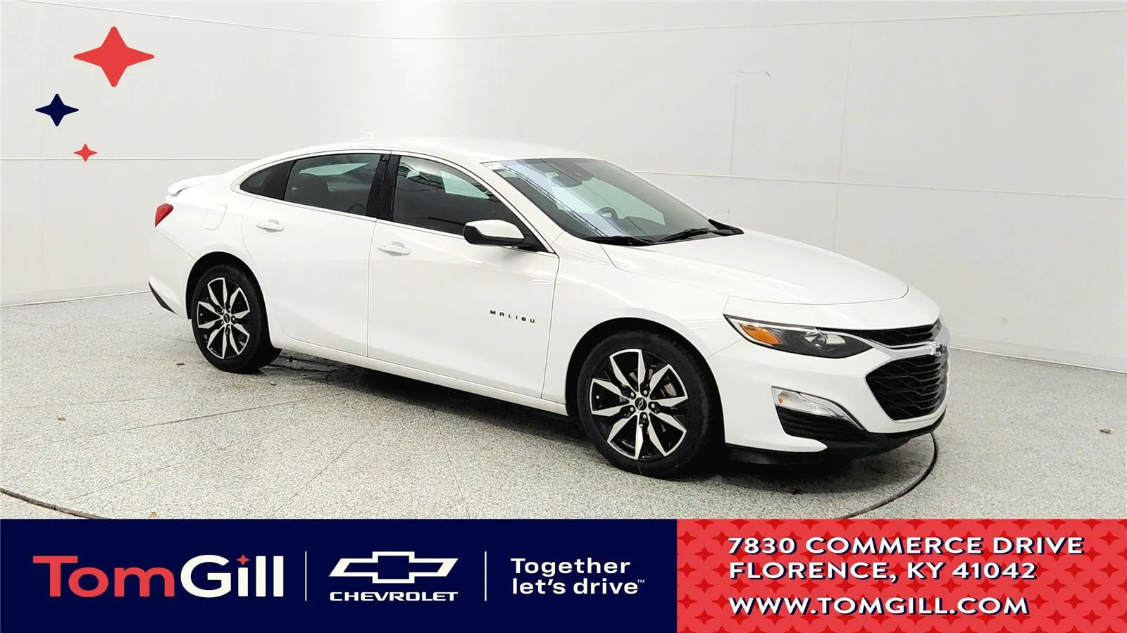 White 2024 Chevrolet Malibu RS for sale in Florence, KY