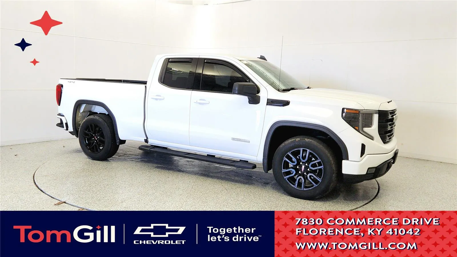 White 2023 GMC Sierra 1500 Elevation for sale in Florence, KY