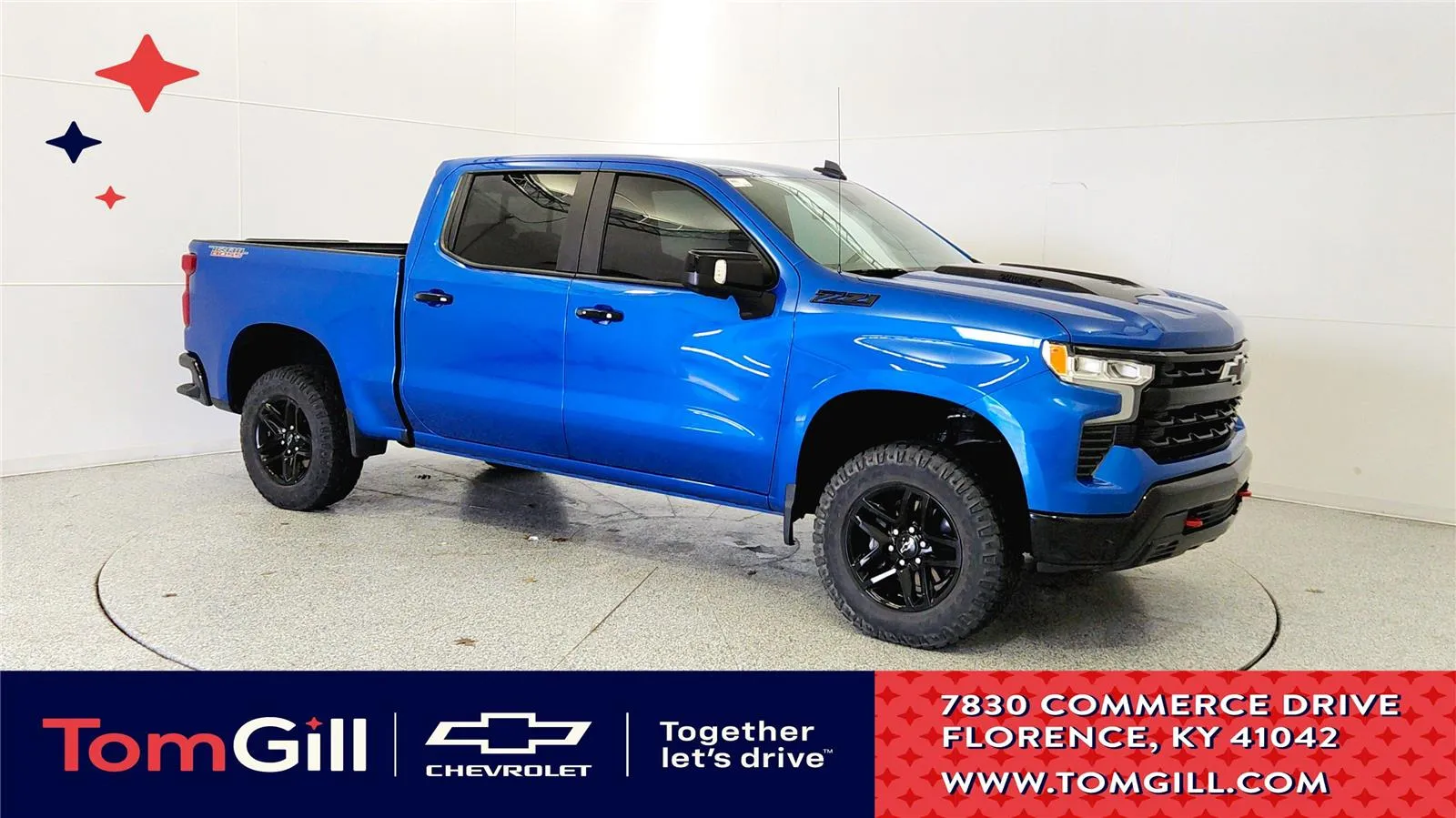 Blue 2023 Chevrolet Silverado 1500 LT Trail Boss for sale in Florence, KY