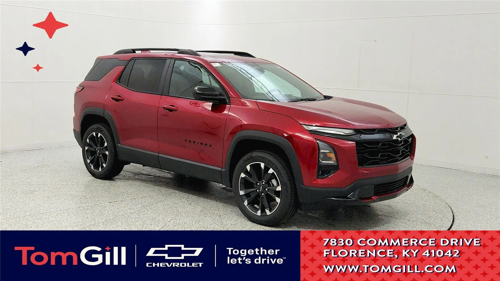 Red 2026 Chevrolet Equinox FWD RS for sale in Florence, KY