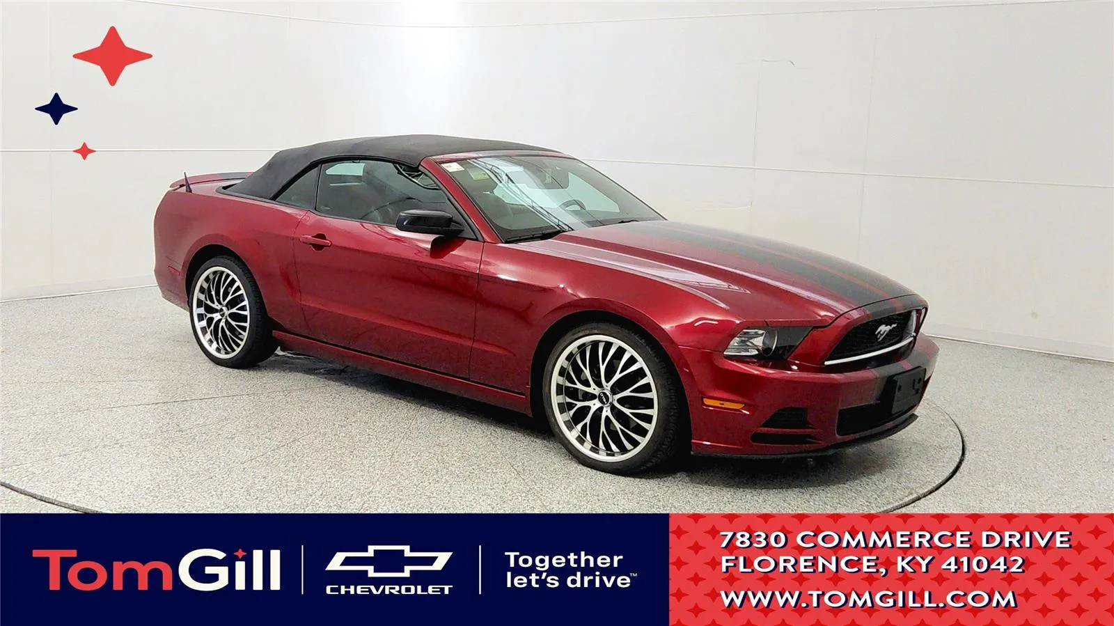 Red 2014 Ford Mustang V6 Premium for sale in Florence, KY