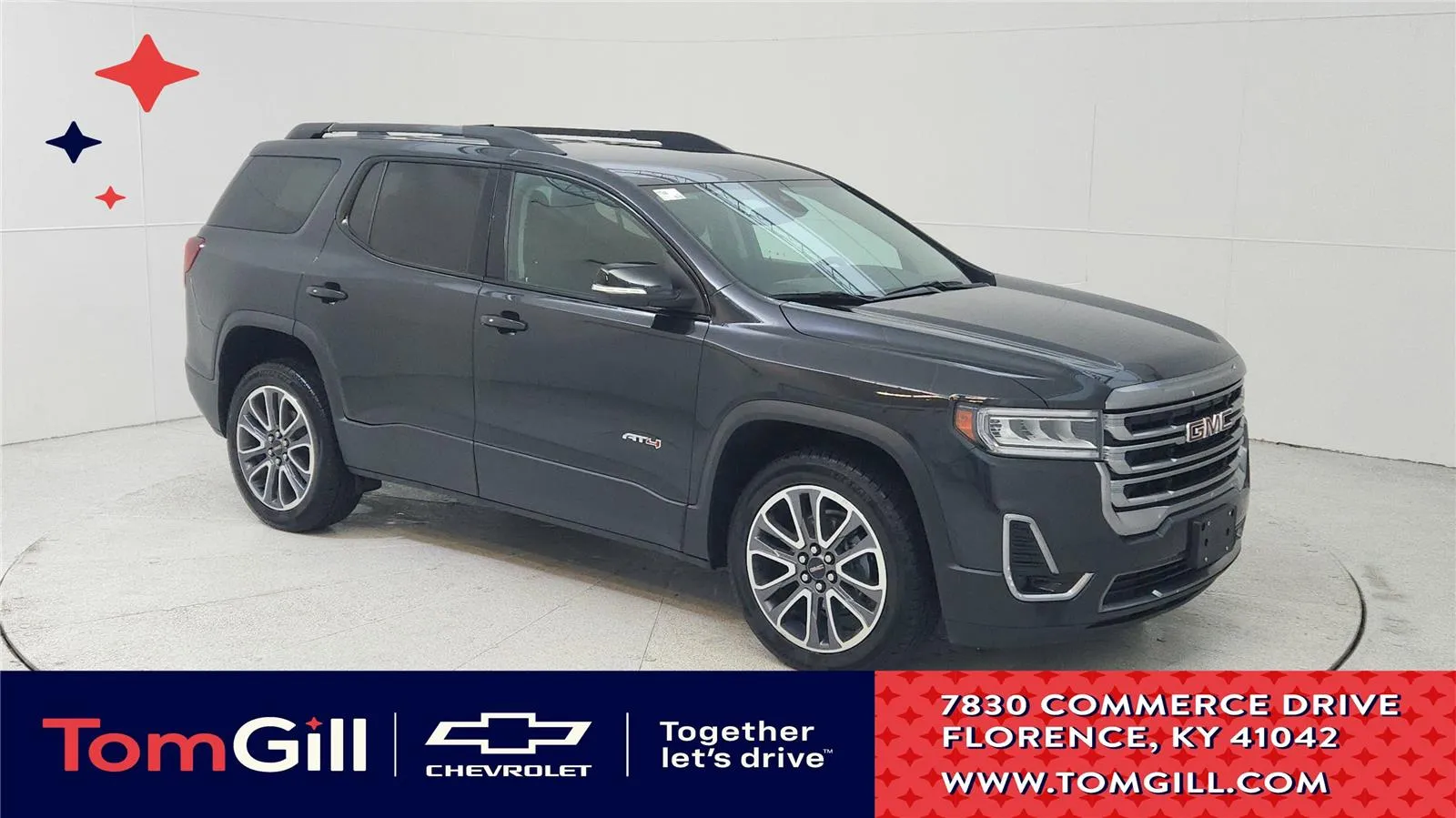 Black 2020 GMC Acadia AT4 for sale in Florence, KY