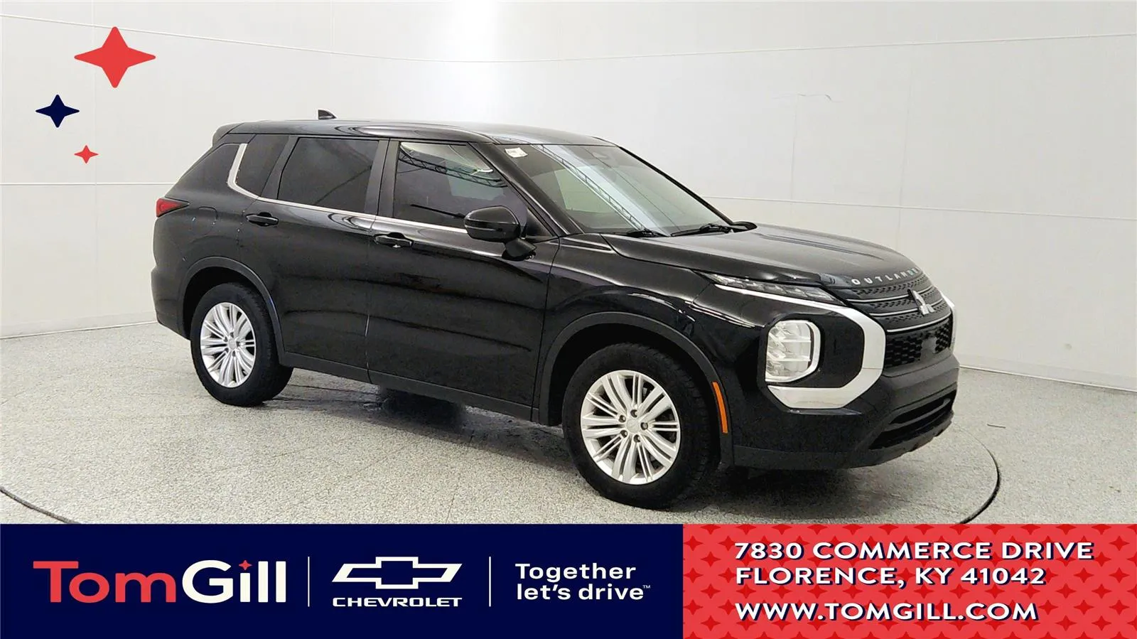Black 2023 Mitsubishi Outlander ES for sale in Florence, KY