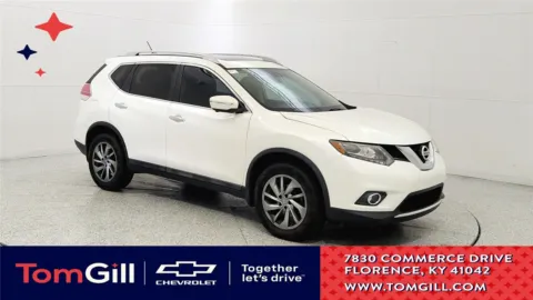 White 2015 Nissan Rogue SL for sale in Florence, KY