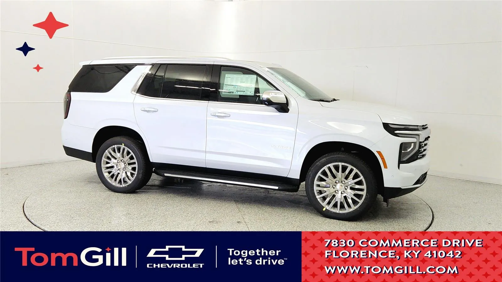 White 2026 Chevrolet Tahoe Premier for sale in Florence, KY